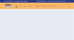 Desktop Screenshot of erlebnisbad-calypso.de